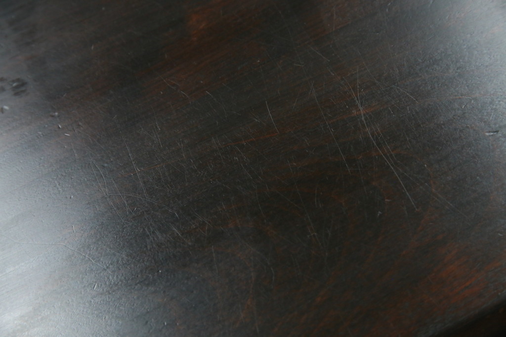中古　美品　松本民芸家具　どこかレトロな雰囲気も感じる90型茶タンス(サイドボード、戸棚、収納棚)(定価約44万円)(R-070056)