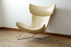 中古　美品　BoConcept(ボーコンセプト)　SQUILLA(スキラ)　合皮　インテリアのアクセントになるラウンジチェア(1Pソファ、一人掛け、1人掛け、椅子、イス、北欧)(R-082840)