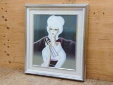 【古美術買取】真作　久下塚青蘭(Kugezuka Seiran/東郷青蘭)　F10(10号)　油彩画(東郷青児の内弟子、アンティーク絵画、人物画、油絵)を買取りました。