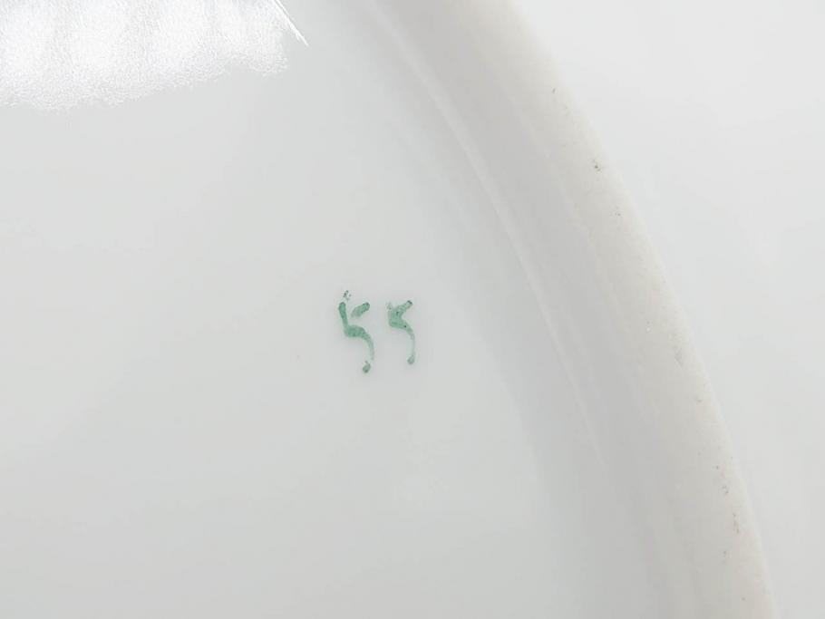 ヘレンド　ハンガリー　HEREND HVNGARY　アポニー・グリーン　スラップボール　深みのあるグリーンが食卓に落ち着きと品格をもたらすプレート6枚&ボウルセット(ディナー、パン皿、深皿、中皿、大皿、洋食器)(R-083294)