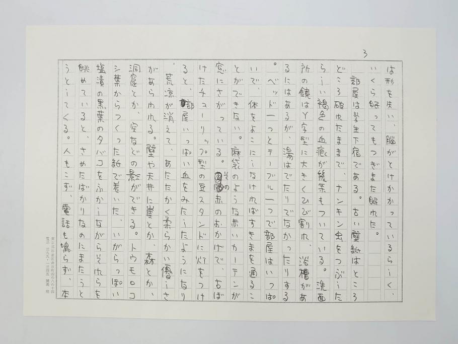 特別限定愛蔵版　開高健　「夏の闇」　原寸408枚　直筆原稿(2008年、開高記念会、直筆、二重箱付)(R-077004)