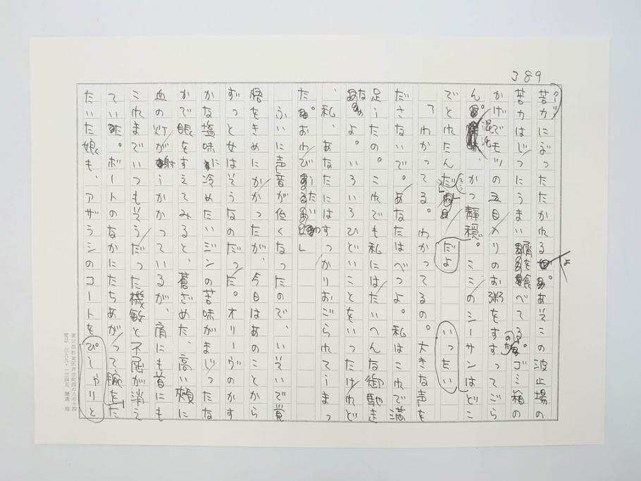 特別限定愛蔵版　開高健　「夏の闇」　原寸408枚　直筆原稿(2008年、開高記念会、直筆、二重箱付)(R-077004)