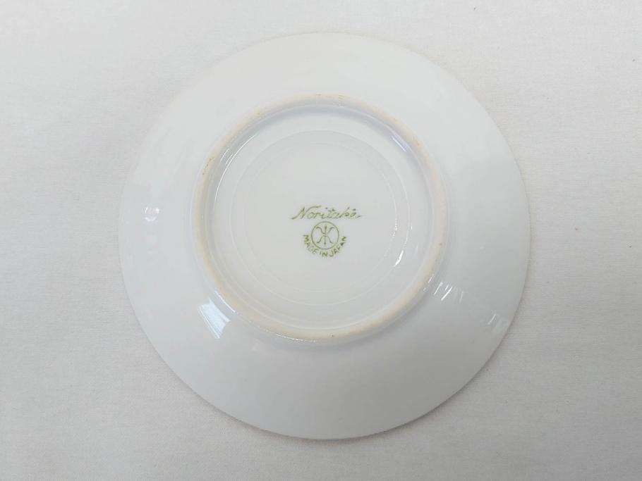 明治〜大正期　オールドノリタケ　NORITAKE　ラスター彩　金彩　コーヒーポット　デミタスカップ&ソーサー　異国情緒あふれるデザインが優雅なひとときを演出するコーヒーセット(風景、舟、船、マルキ印、オレンジ、C&S、洋食器)(R-083295)