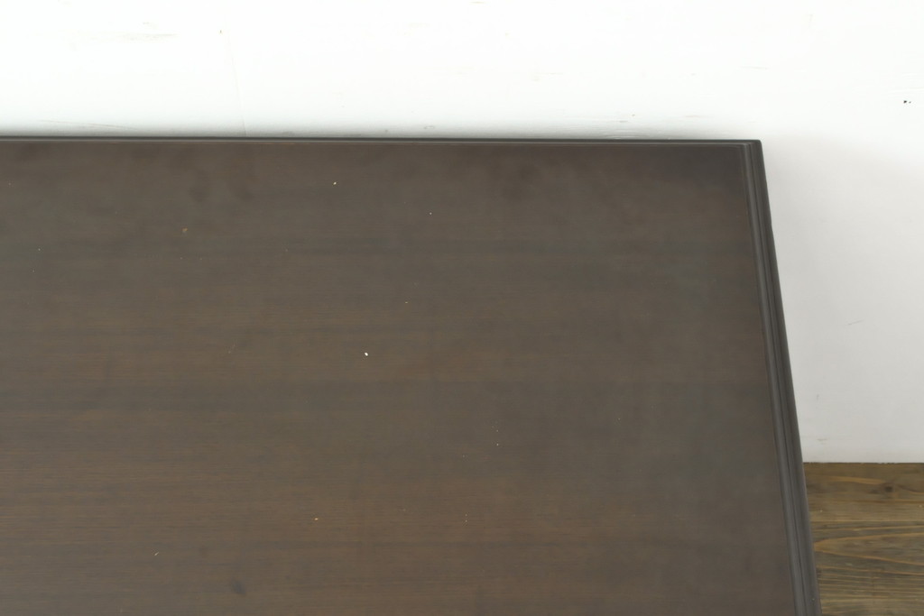 アメリカビンテージ　立派な造りのツイストレッグプレジデントデスク(両袖机、ニーホールデスク、ワークデスク、在宅ワーク用、ヴィンテージ)(R-058570)