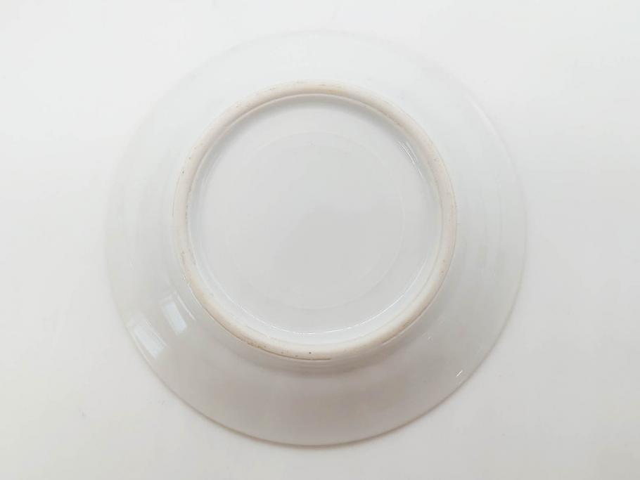 明治～大正期　オールドノリタケ　NORITAKE　ラスター彩　金彩　金盛　花　手仕事の美しさが凝縮されたカップ&ソーサー4客セット(マルキ印、フラワー、オレンジ、風景、ハンドペイント、C&S、洋食器)(R-083296)
