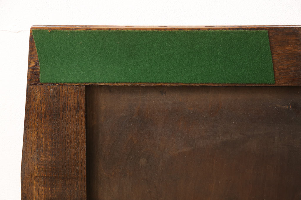 イギリスアンティーク　オーク材　脚の凝ったデザインが美しいドローリーフテーブル(エクステンションテーブル、ダイニングテーブル)(R-052776)