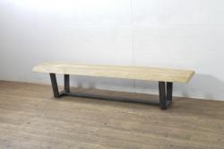 中古　カントリーハウス　秋山木工　ナラ材　上質なつくりが魅力的なダイニングチェア4脚セット(板座チェア、椅子)(R-052943)