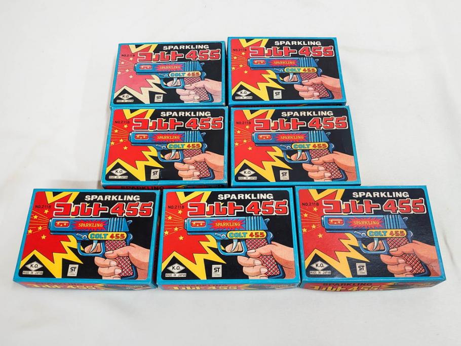 HAWK PISTOL スパークリングコルト455　ピストル　おもちゃ　トイガン　ブリキ銃まとめて26点セット(SUNSTAR、KING、FUJI、No.1、BEST、SPARKLING COLT、玩具)(R-083558)
