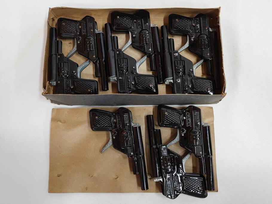 HAWK PISTOL スパークリングコルト455　ピストル　おもちゃ　トイガン　ブリキ銃まとめて25点セット(FIRST、FUJI、No.1、BEST、SPARKLING COLT、玩具)(R-083559)