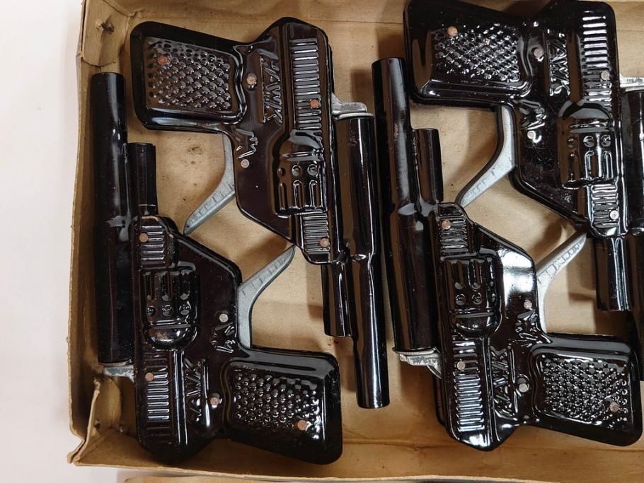 HAWK PISTOL スパークリングコルト455　ピストル　おもちゃ　トイガン　ブリキ銃まとめて25点セット(FIRST、FUJI、No.1、BEST、SPARKLING COLT、玩具)(R-083559)