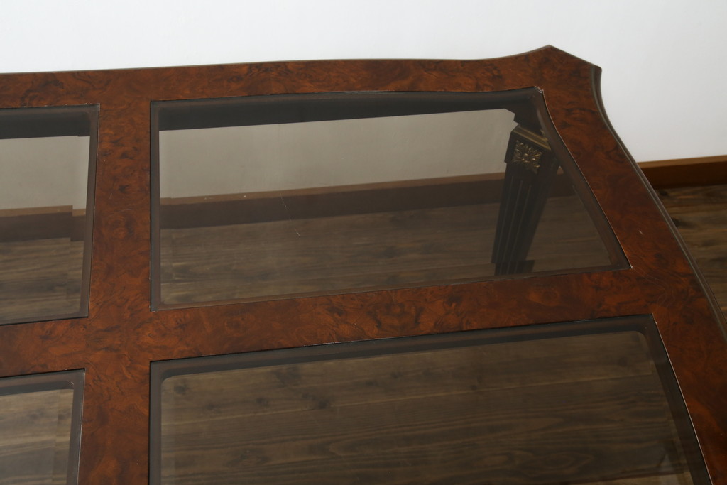 中古　DREXEL HERITAGE(ドレクセルヘリテイジ)　上品な佇まいが魅力的な大型ダイニングテーブル(4人掛け、6人掛け、8人掛け、食卓)(R-060712)
