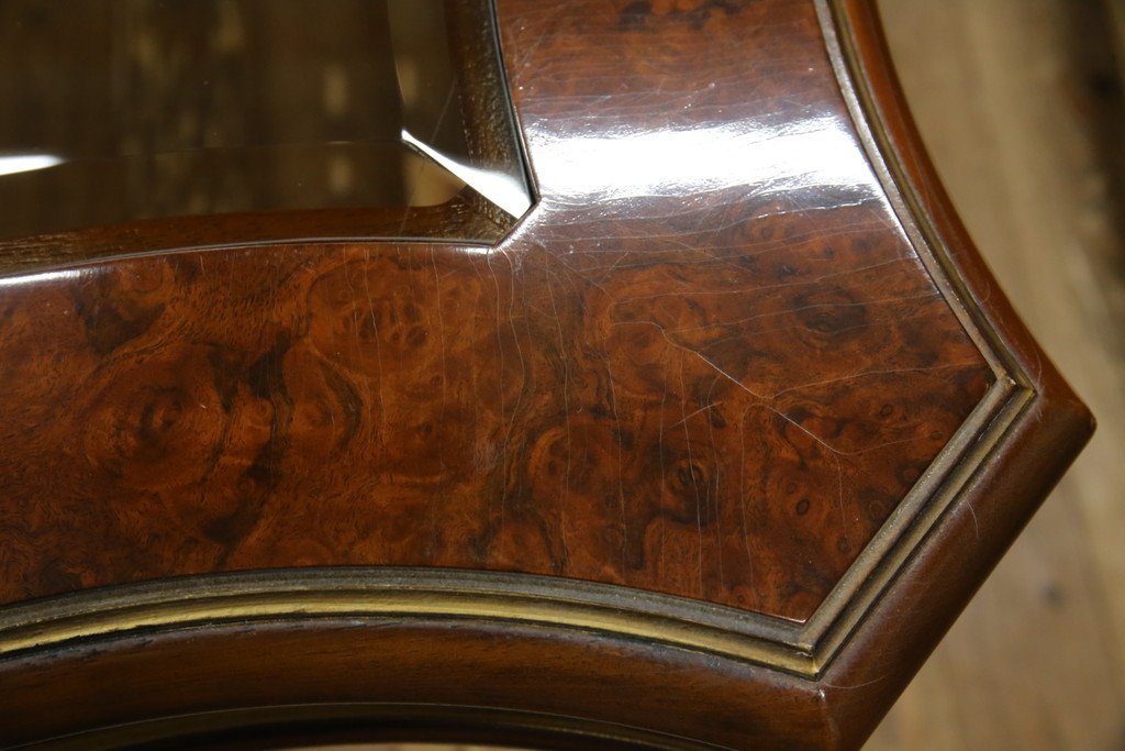 中古　DREXEL HERITAGE(ドレクセルヘリテイジ)　上品な佇まいが魅力的な大型ダイニングテーブル(4人掛け、6人掛け、8人掛け、食卓)(R-060712)