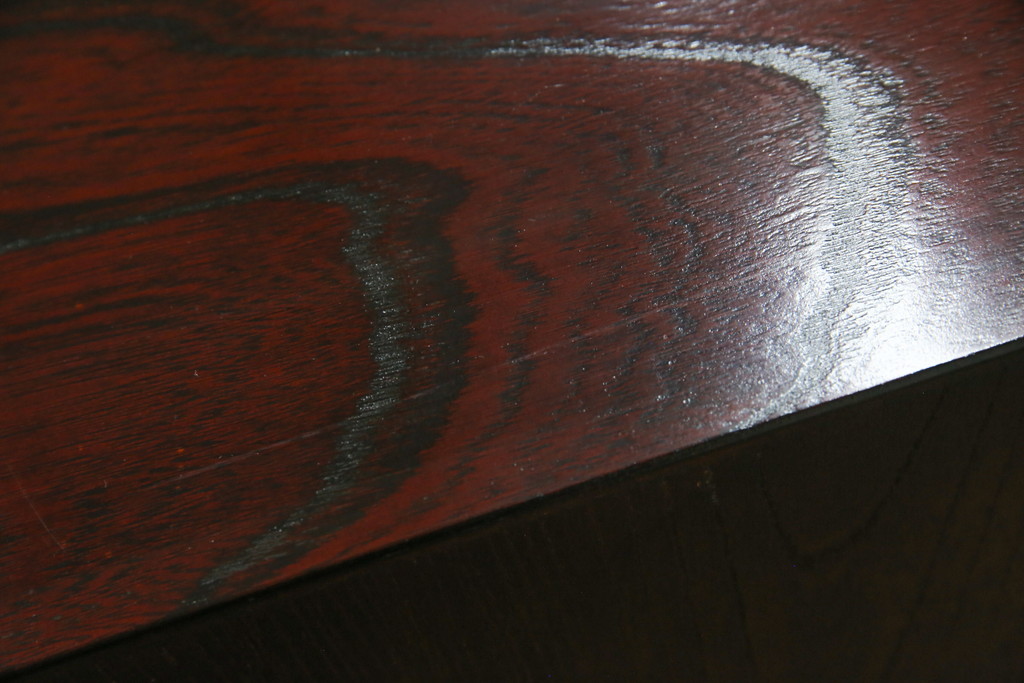 中古　美品　欅産業　仙台民芸箪笥　四.五尺野郎箪笥　拭き漆塗りと立派な金具が美しい仙台箪笥(和箪笥、収納箪笥、衣装箪笥、整理箪笥、チェスト、引き出し)(定価約77万円)(R-074699)