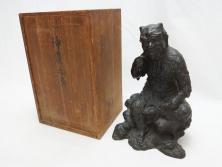 【古美術買取】神農之像　富田武雄作(Tomita Takeo)　ブロンズ像(オブジェ、置物)を買取りました。