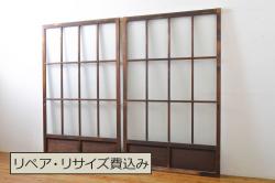 中古　大きなロートアイアンガーデンフェンス(3)(洋風フェンス、ヨーロッパ風フェンス、門扉、鉄柵)