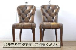 展示品　極美品　カッシーナ(Cassina)　絶版品　2016年製　キャブアームレスチェア　412CAB-Cチェア(定価約15万円)(椅子、イス)(R-048778)