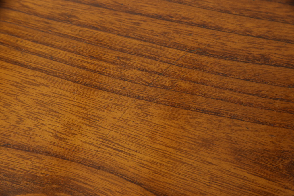 中古　美品　欅(ケヤキ)材　伝統木芸士・石橋武士作　分厚い天板が高級感を醸し出す囲炉裏ダイニング(関西火鉢、長火鉢、木製火鉢、ダイニングテーブル)(R-065677)