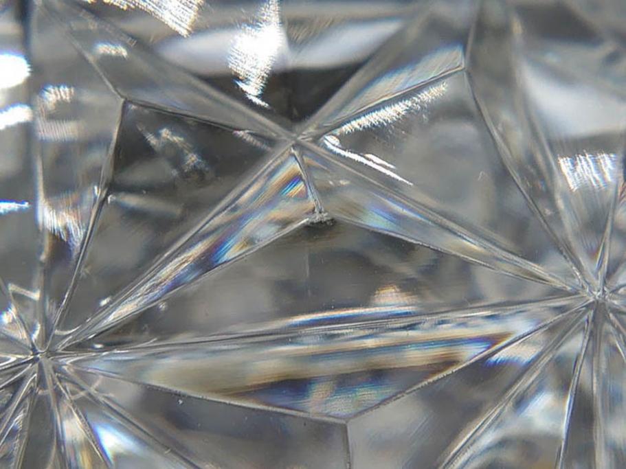 フランス　Baccarat　バカラ　特別限定　希少　1989-7/80　きらめく上品なカットが美しいビアマグ(フルレッドクリスタルガラス、ジョッキ、グラス、ケース付き、証明書付き)(R-077070)