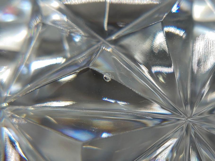 フランス　Baccarat　バカラ　特別限定　希少　1989-8/80　きらめく上品なカットが美しいビアマグ(フルレッドクリスタルガラス、ジョッキ、グラス、ケース付き、証明書なし)(R-077071)