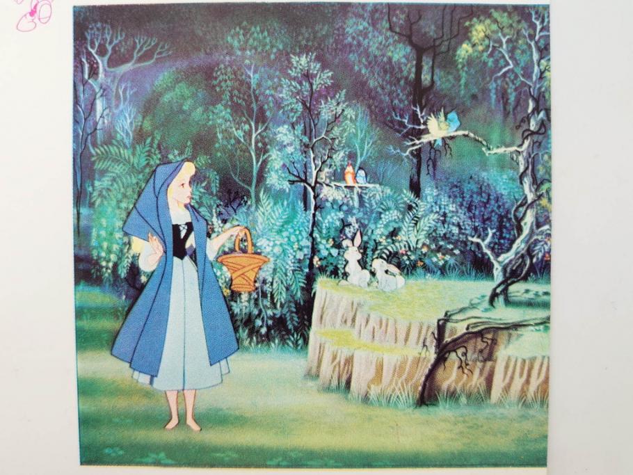 当時物　昭和35年　森永製菓　ディズニー　ガム・キャラメル　景品セット(眠れる森の美女、絵葉書、ポストカード、おまけ、ディズニーランド、森永ディズニー)(R-077174)
