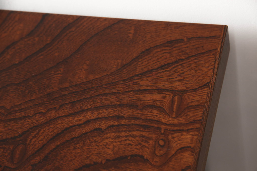 中古　美品　岩谷堂箪笥　迫力ある杢目が印象的なサイドボード(引き出し、チェスト、和たんす)(R-055139)