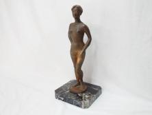 【古美術買取】千野茂(Chino Shigeru)　裸婦像　ブロンズ像(置物、オブジェ、女性像)を買取りました。
