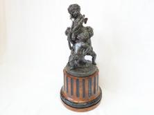 【古美術買取】西洋アンティーク　ブロンズ像　キューピット　天使(オブジェ、置物)を買取りました。