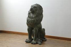 【古美術買取】ライオン　ブロンズ像(ビンテージ、置物、オブジェ、店舗什器、獅子)を買取りました。