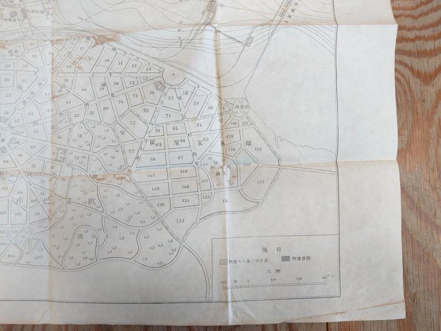 明治大正期　当時物　満州地図&市街地図　大連市街図　青泥窪市街図　古地図3枚セット(南満州鉄道、大阪十字屋出版、大連天野満書堂、古文書、中国)(R-077217)