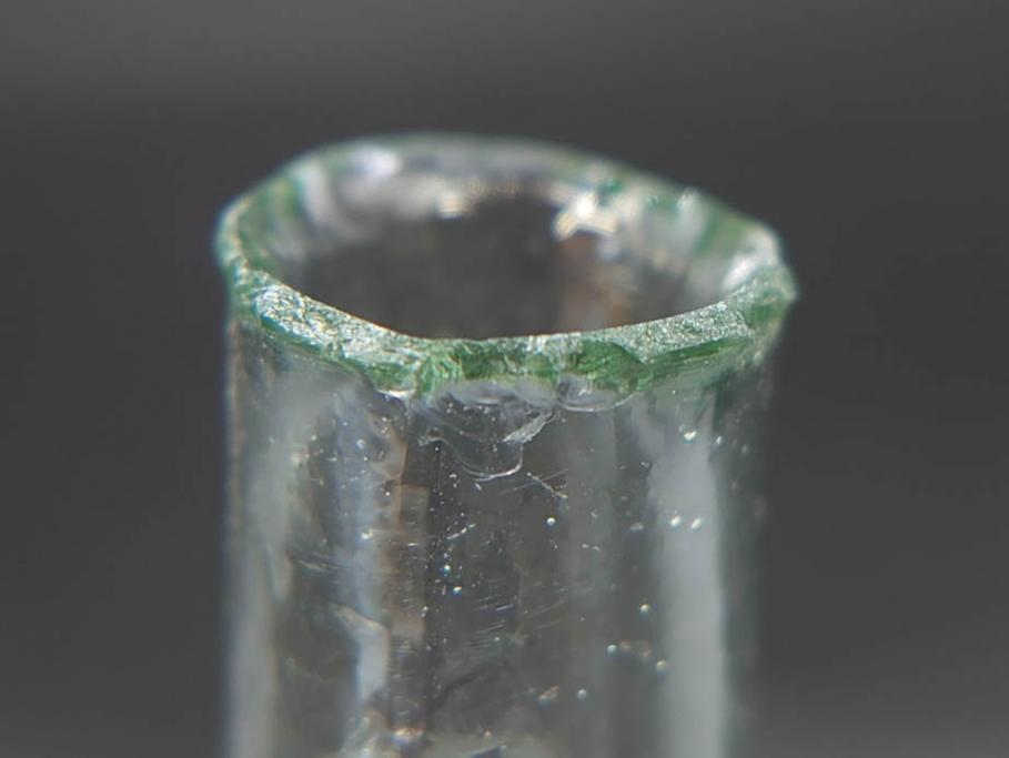 戦前　当時物　瓢箪型　気泡や絶妙なフォルムが味わいのあるニッキ水瓶5個セット(豆ガラス、ちびニッキ水、ガラス容器、駄菓子屋ビン、ペロペロ、レトロガラス、一輪挿し、ひょうたん)(R-077061)