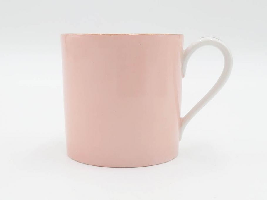 昭和初期　オールドノリタケ　NORITAKE　金彩　色蒔き?　ピンク　クリーム　グリーン　ブルー　グレー　心がほどけるような色彩のやさしさが魅力のカップ&ソーサー5客セット(マルキ印、碗皿、C&S、洋食器)(R-083679)