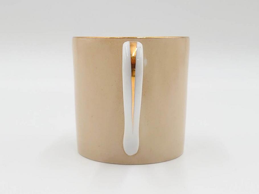 昭和初期　オールドノリタケ　NORITAKE　金彩　色蒔き?　ピンク　クリーム　グリーン　ブルー　グレー　心がほどけるような色彩のやさしさが魅力のカップ&ソーサー5客セット(マルキ印、碗皿、C&S、洋食器)(R-083679)