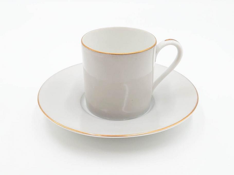 昭和初期　オールドノリタケ　NORITAKE　金彩　色蒔き?　ピンク　クリーム　グリーン　ブルー　グレー　心がほどけるような色彩のやさしさが魅力のカップ&ソーサー5客セット(マルキ印、碗皿、C&S、洋食器)(R-083679)