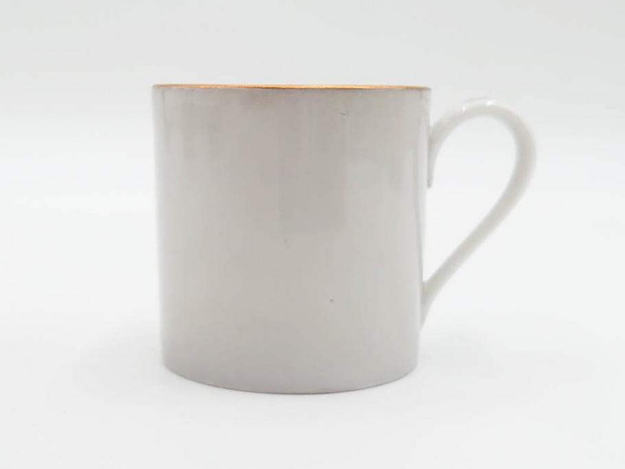 昭和初期　オールドノリタケ　NORITAKE　金彩　色蒔き?　ピンク　クリーム　グリーン　ブルー　グレー　心がほどけるような色彩のやさしさが魅力のカップ&ソーサー5客セット(マルキ印、碗皿、C&S、洋食器)(R-083679)