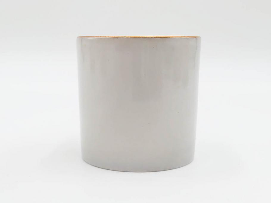 昭和初期　オールドノリタケ　NORITAKE　金彩　色蒔き?　ピンク　クリーム　グリーン　ブルー　グレー　心がほどけるような色彩のやさしさが魅力のカップ&ソーサー5客セット(マルキ印、碗皿、C&S、洋食器)(R-083679)