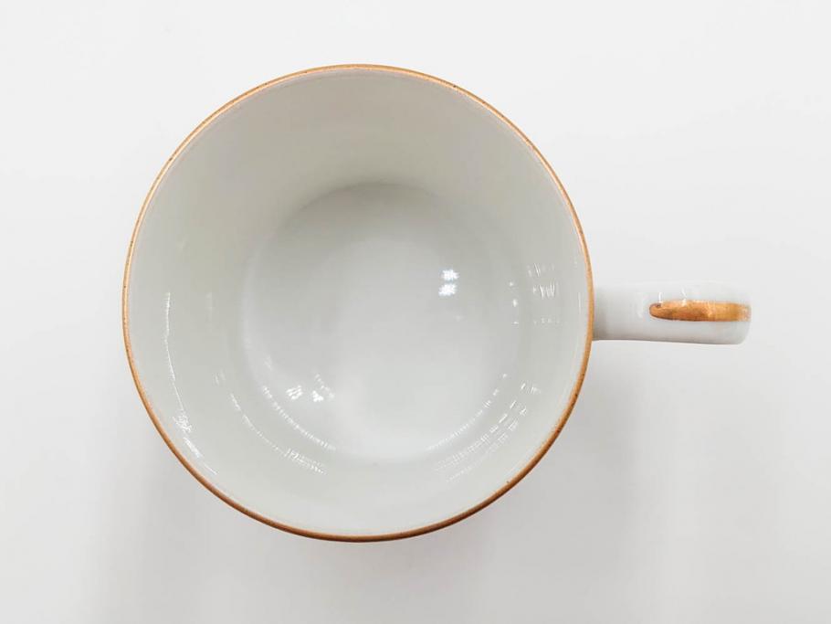 昭和初期　オールドノリタケ　NORITAKE　金彩　色蒔き?　ピンク　クリーム　グリーン　ブルー　グレー　心がほどけるような色彩のやさしさが魅力のカップ&ソーサー5客セット(マルキ印、碗皿、C&S、洋食器)(R-083679)