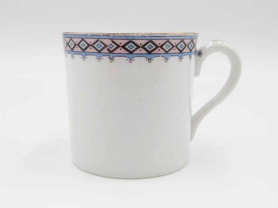 戦前　オールドノリタケ　NORITAKE　ハンドペイント　金彩　金盛　花　どんなシーンにも華を添え優雅な空間を創り出すカップ&ソーサー5客セット(マルキ印、ヤジロベー印、碗皿、C&S、洋食器)(R-083680)