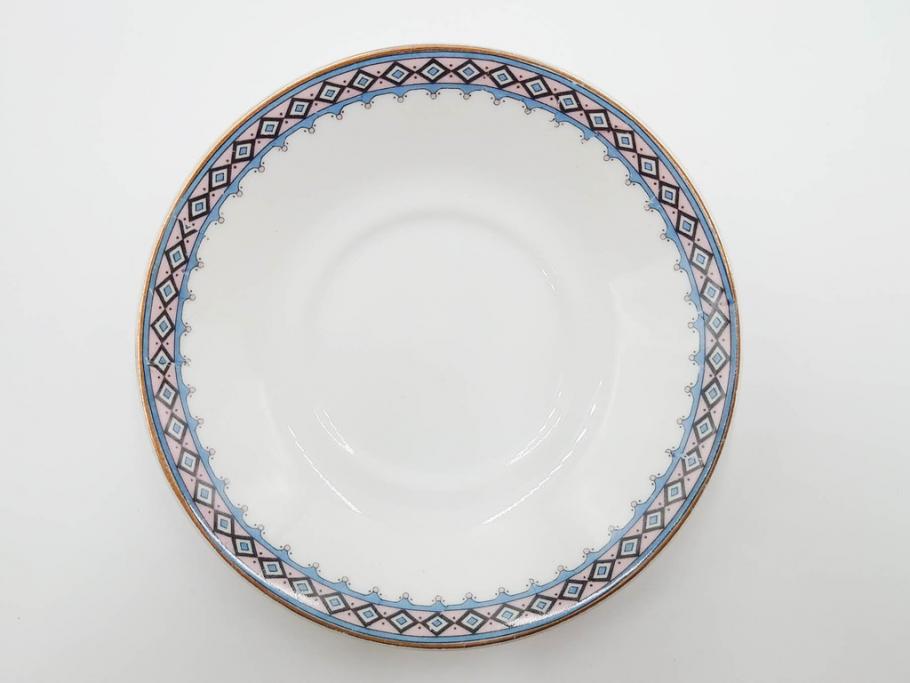 戦前　オールドノリタケ　NORITAKE　ハンドペイント　金彩　金盛　花　どんなシーンにも華を添え優雅な空間を創り出すカップ&ソーサー5客セット(マルキ印、ヤジロベー印、碗皿、C&S、洋食器)(R-083680)