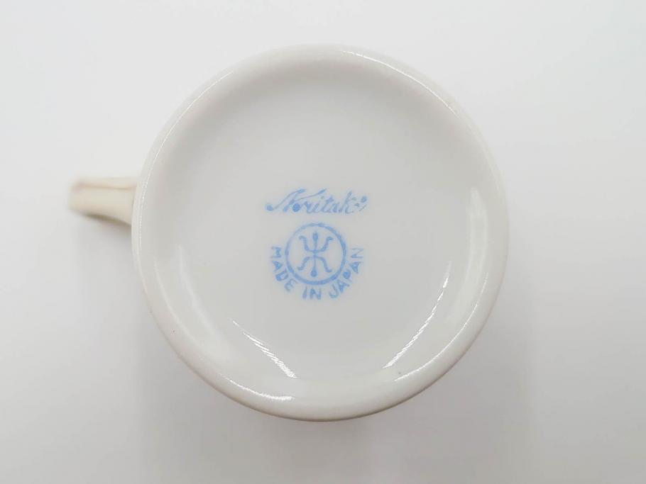 戦前　オールドノリタケ　NORITAKE　オールド名陶　ハンドペイント　ラスター彩　金彩　金盛　花　バラエティ豊かなデザインで毎日を彩るカップ&ソーサー4客セット(フラワー、マルキ印、ライジングサン印、碗皿、C&S、洋食器)(R-083681)