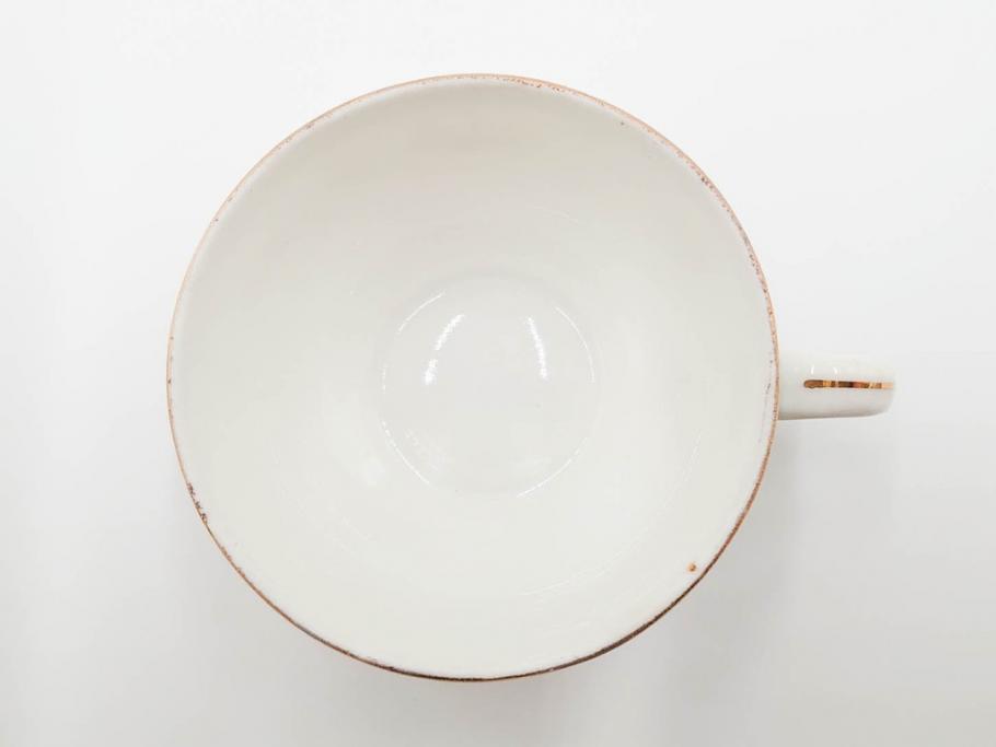 戦前　オールドノリタケ　NORITAKE　オールド名陶　ハンドペイント　ラスター彩　金彩　金盛　花　バラエティ豊かなデザインで毎日を彩るカップ&ソーサー4客セット(フラワー、マルキ印、ライジングサン印、碗皿、C&S、洋食器)(R-083681)