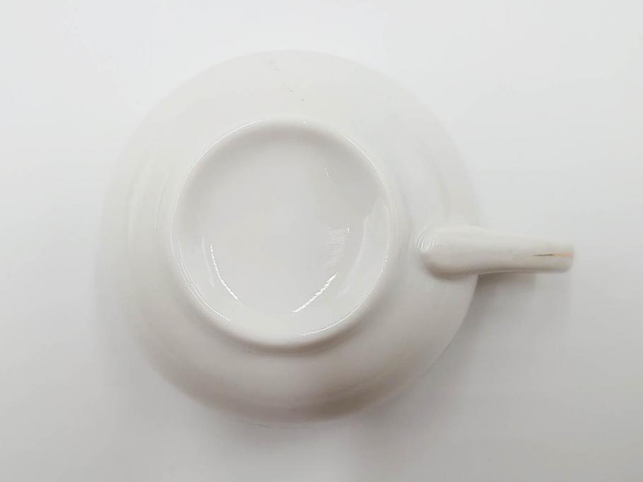 戦前　オールドノリタケ　NORITAKE　オールド名陶　ハンドペイント　ラスター彩　金彩　金盛　花　バラエティ豊かなデザインで毎日を彩るカップ&ソーサー4客セット(フラワー、マルキ印、ライジングサン印、碗皿、C&S、洋食器)(R-083681)