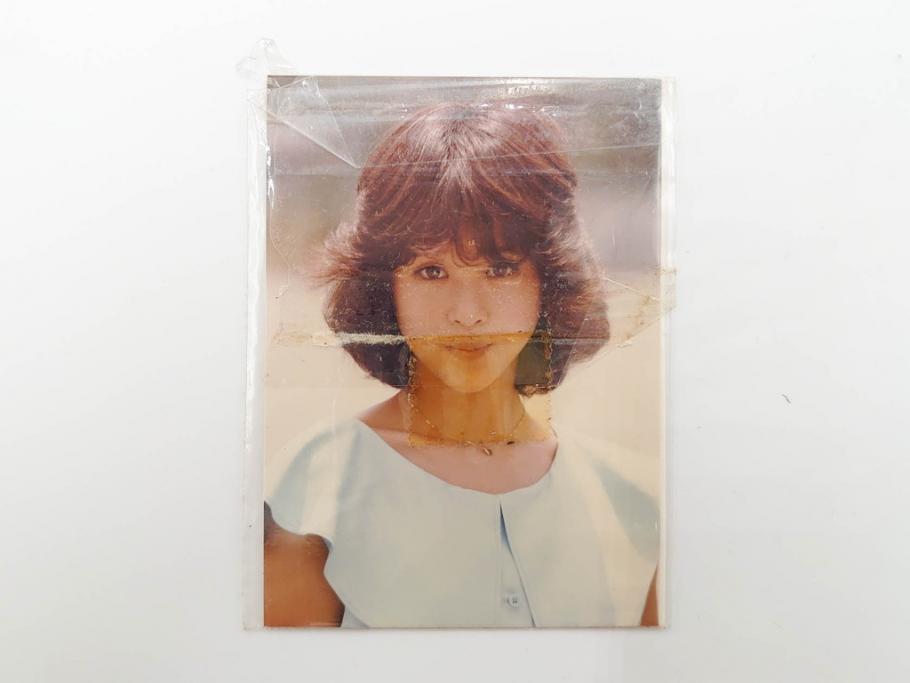 当時物　昭和期　松田聖子　キャンディーズ　伊藤蘭　藤村美樹　田中好子　大場久美子　ラミネートカード　ブロマイドなど21点セット(サンミュージック、渡辺プロダクション、アイドル、歌手、女優)(R-083682)
