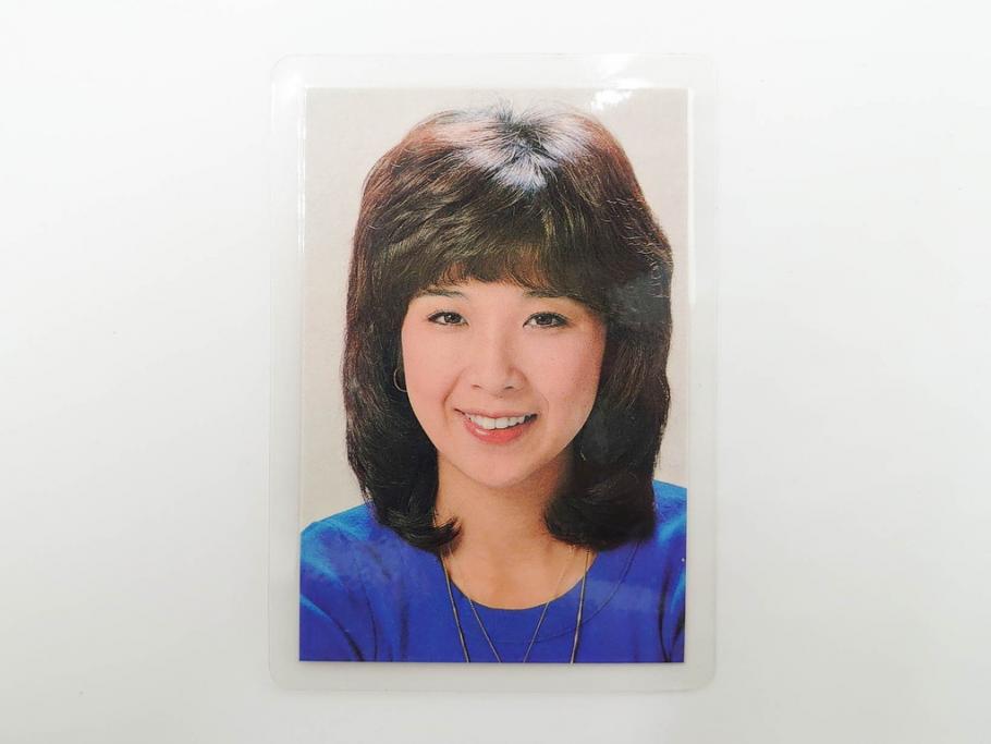 当時物　昭和期　松田聖子　キャンディーズ　伊藤蘭　藤村美樹　田中好子　大場久美子　ラミネートカード　ブロマイドなど21点セット(サンミュージック、渡辺プロダクション、アイドル、歌手、女優)(R-083682)