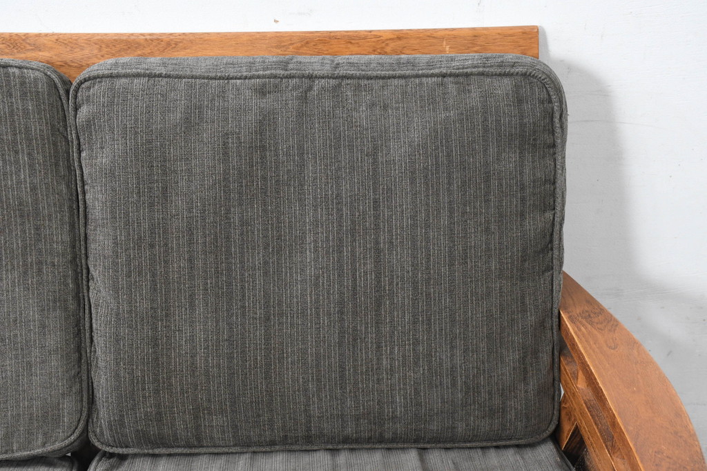 中古　アクメ ファニチャー(ACME Furniture)　ウィッカー(WICKER)　落ち着いた色味でどの空間にも取り入れやすい2人掛けソファ(2P、二人掛け)(R-083601)