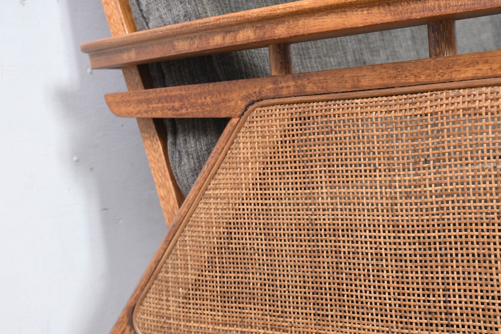 中古　アクメ ファニチャー(ACME Furniture)　ウィッカー(WICKER)　落ち着いた色味でどの空間にも取り入れやすい2人掛けソファ(2P、二人掛け)(R-083601)
