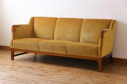 【買取】レトロ家具　北欧ビンテージ　デンマーク製　ローズウッド　3人掛けソファを買取りました。
