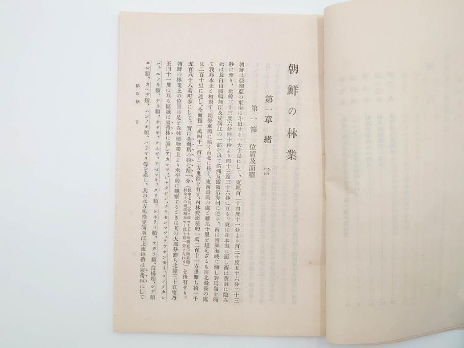 大正13年・14年　昭和2年　朝鮮総督府殖産局　朝鮮の林業　朝鮮の農業事情　朝鮮に於ける製炭事業　林業経営上模範となるべき事蹟概要　本4冊セット(古書、古本、書籍)(R-083691)