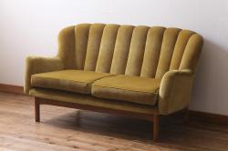 【買取】ヴィンテージ家具　北欧ビンテージ　チーク材　2人掛けソファを買取りました。