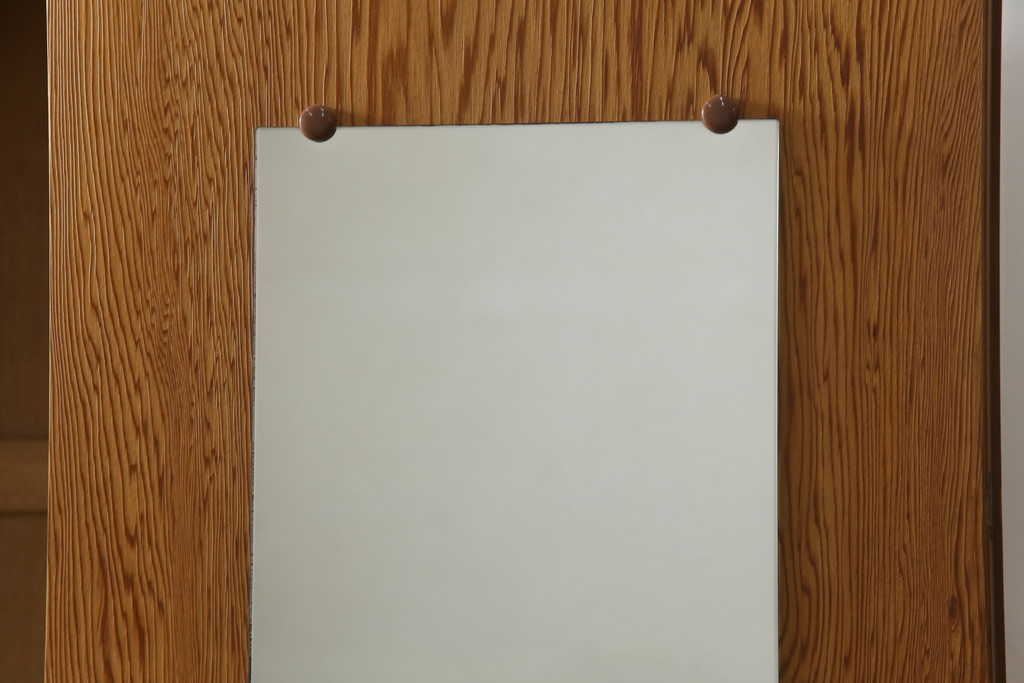 中古　美品　屋久杉　密に詰まった杢目が美しいワードローブ(定価約70万円)(洋服タンス、収納棚)(R-057634)