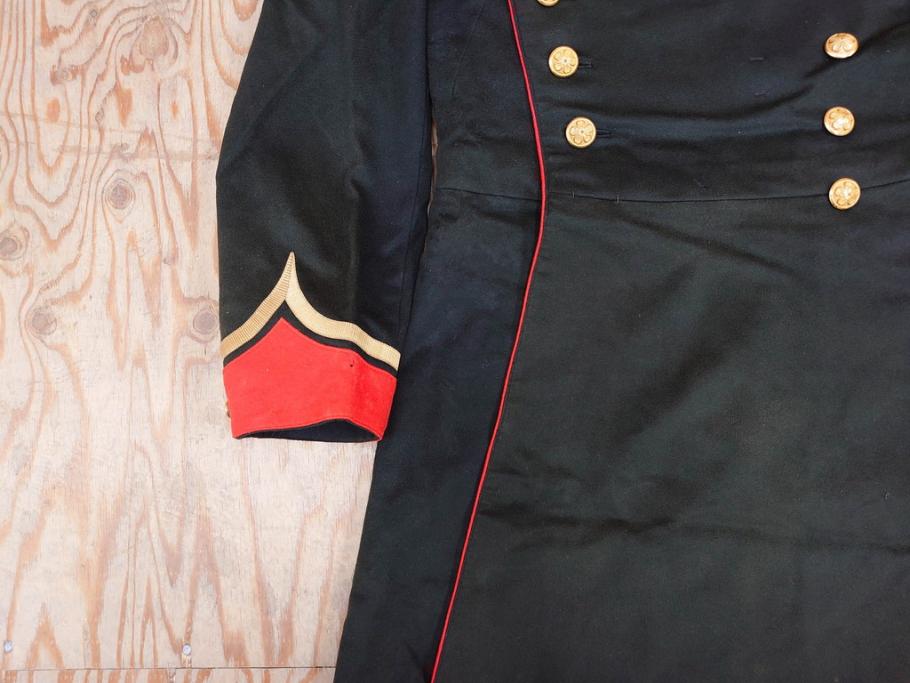 当時物　旧日本軍　准尉　大礼服　正帽　肩章　トランク(尉官、軍帽、軍服、軍衣、陸軍、憲兵、正衣、正装、礼服上下)(R-077055)